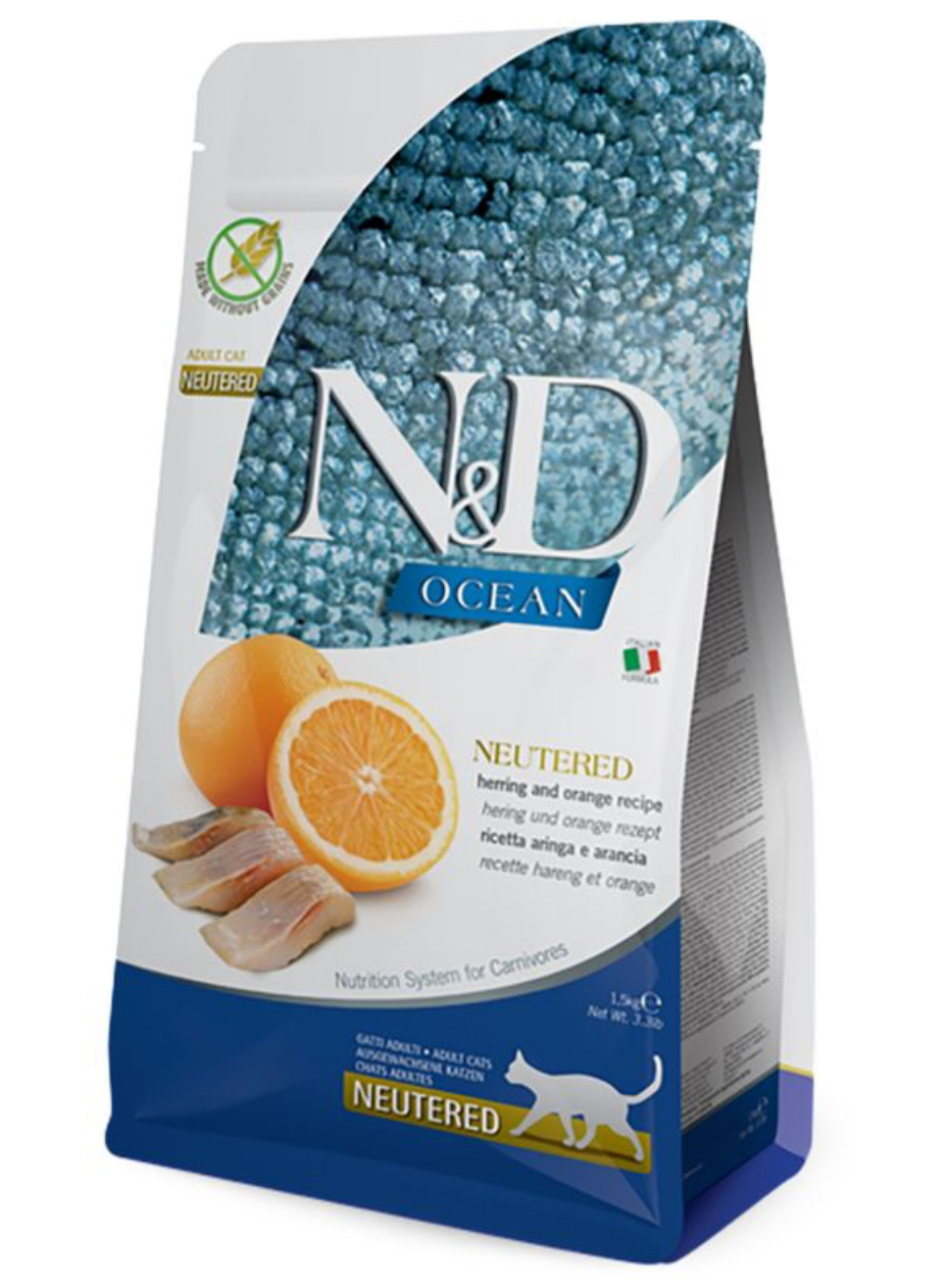 ND CAT NEUTERED FISH 1,5KG