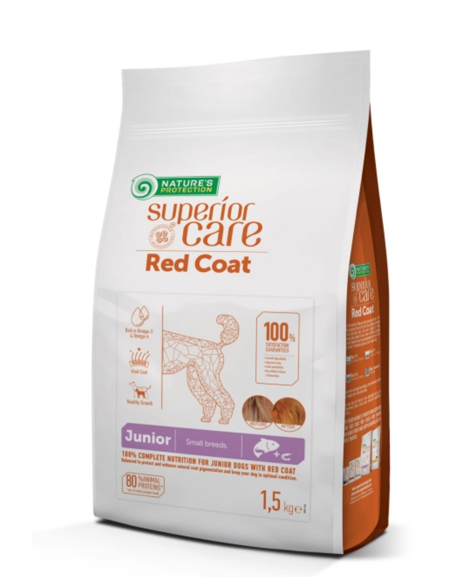 Nature's Protection crvena dlaka junior grain free 1.5 Kg-Riba