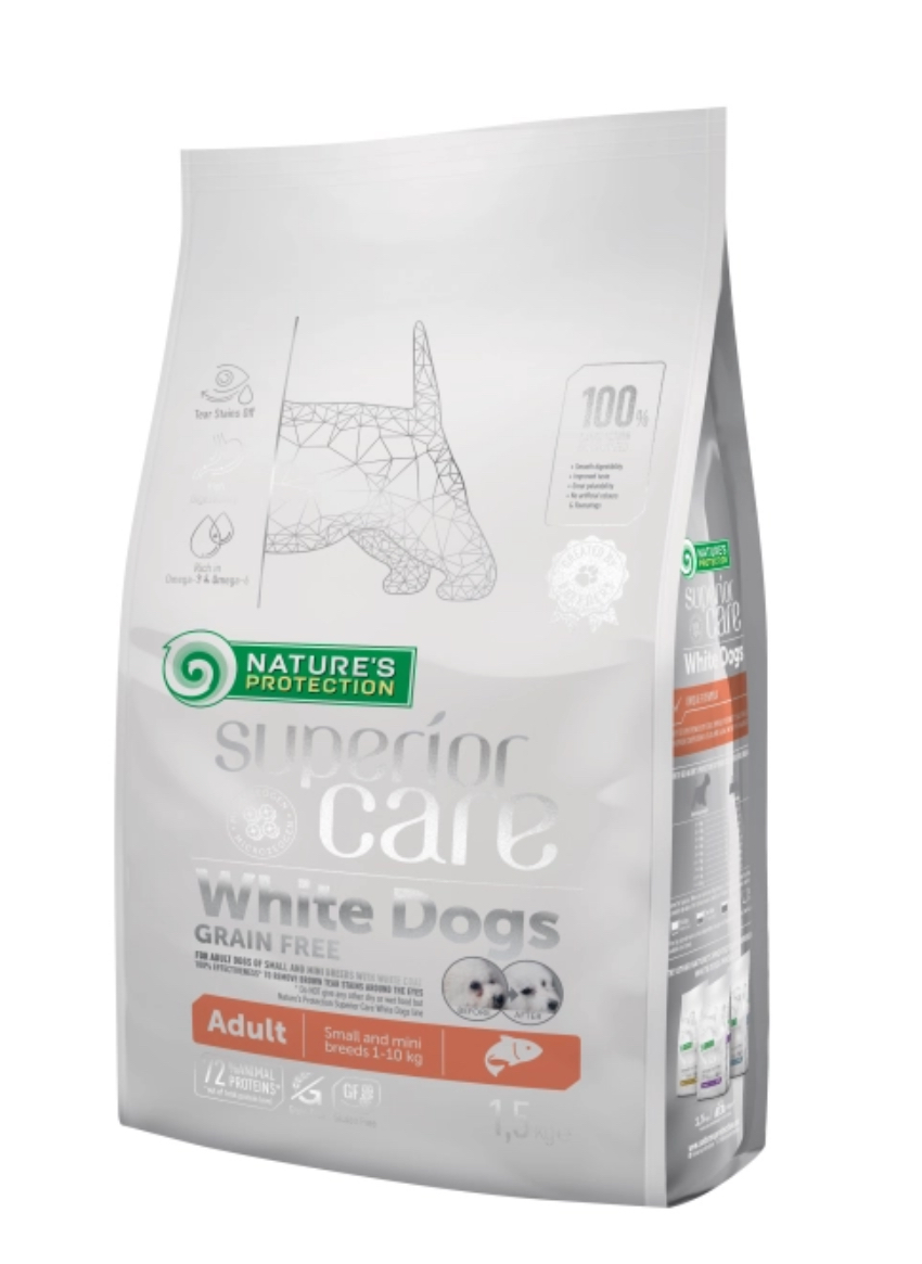 Nature's Protection WHITE DOG SALMON 1,5KG 45834