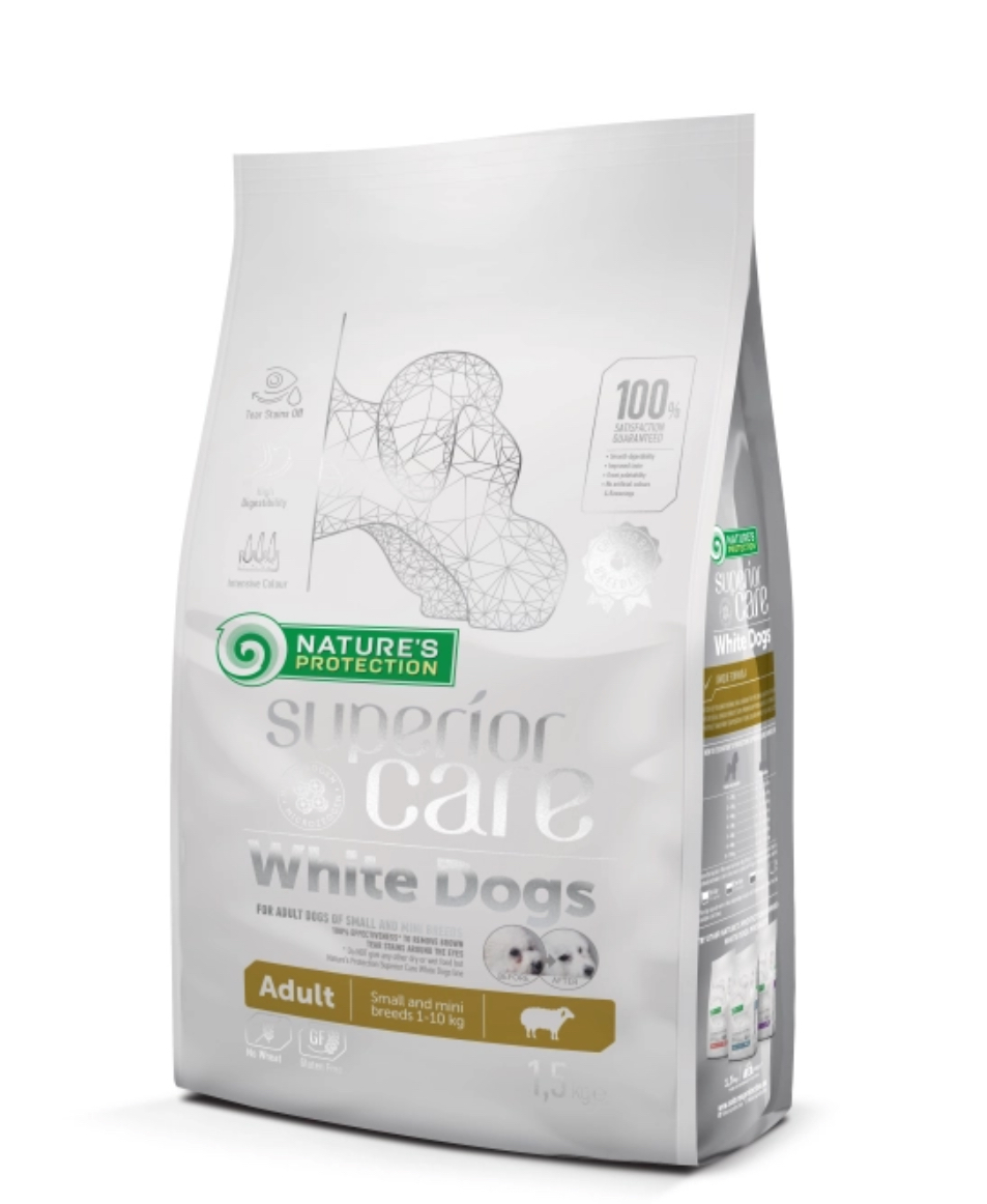 Nature's Protection bijeli pas adult 1.5 Kg-Jagnjetina