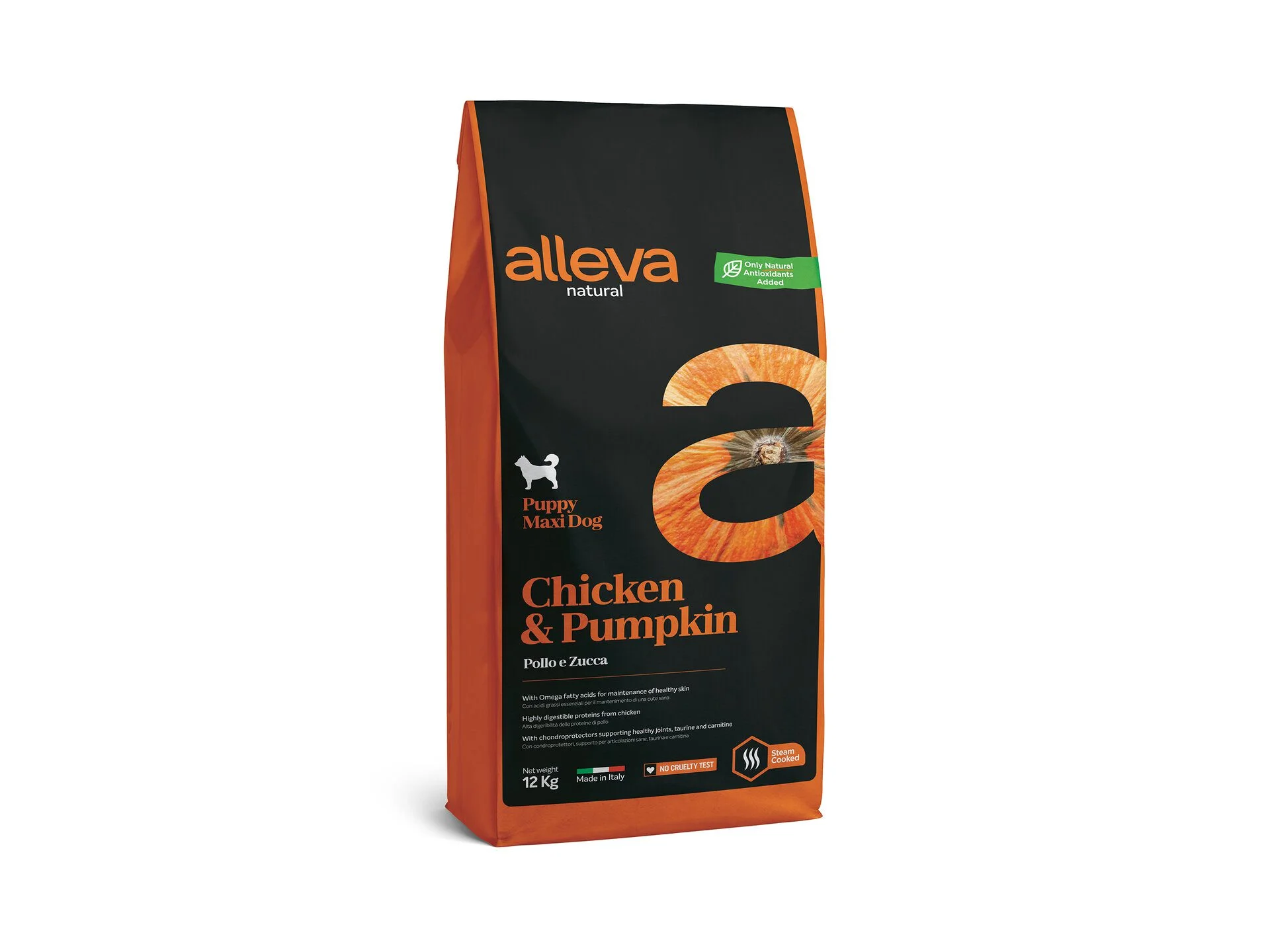 Alleva natural maxy puppy Chicken&Pumpkin
