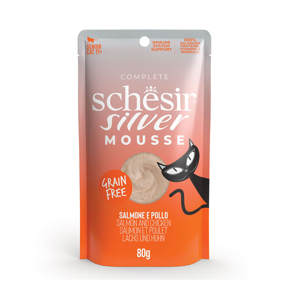 Schesirsilver cat losos za seniore 80g
