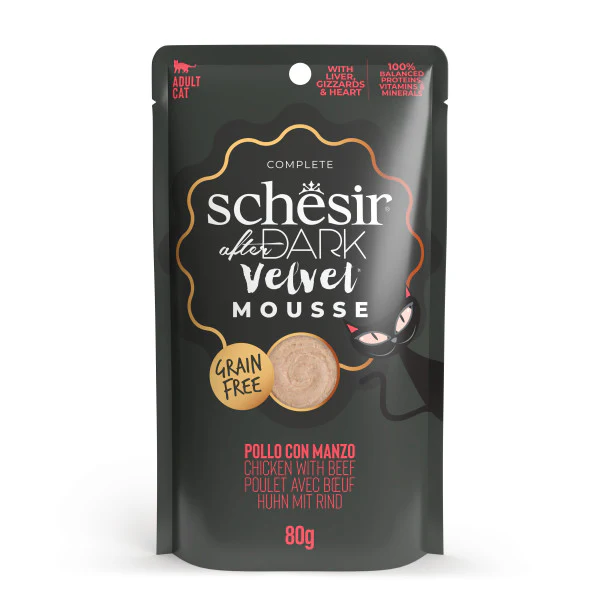 Schesir cat piletina i govedina 80g