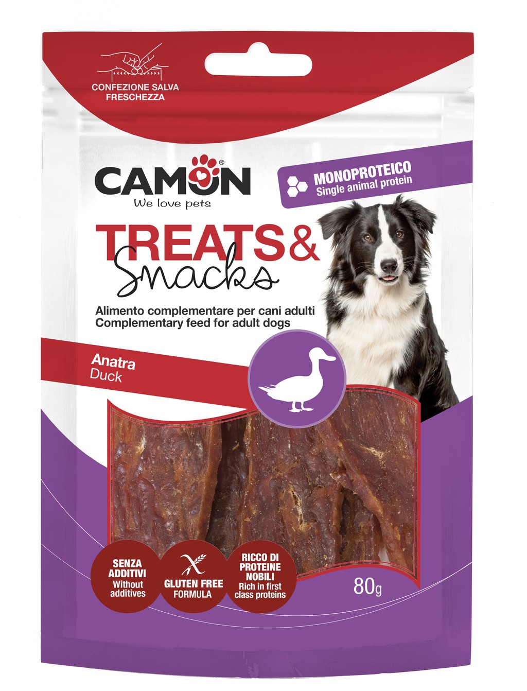 poslastica duck strips 80g AE530