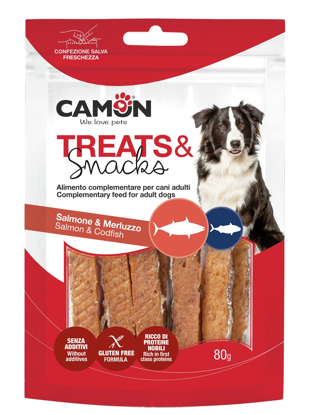 Poslastice salmon/codfish