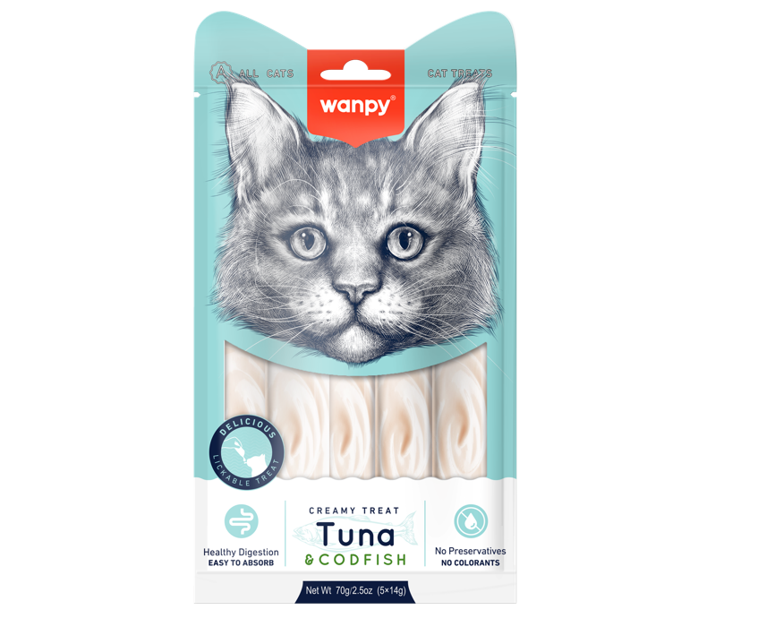 WANPY SUPICE ZA MACU TUNA CODFISH 70G