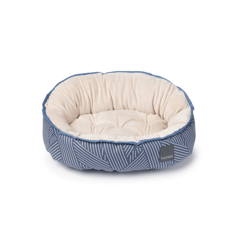 FuzzYard Reversible Bed - Thornbury - Aegean Blue S