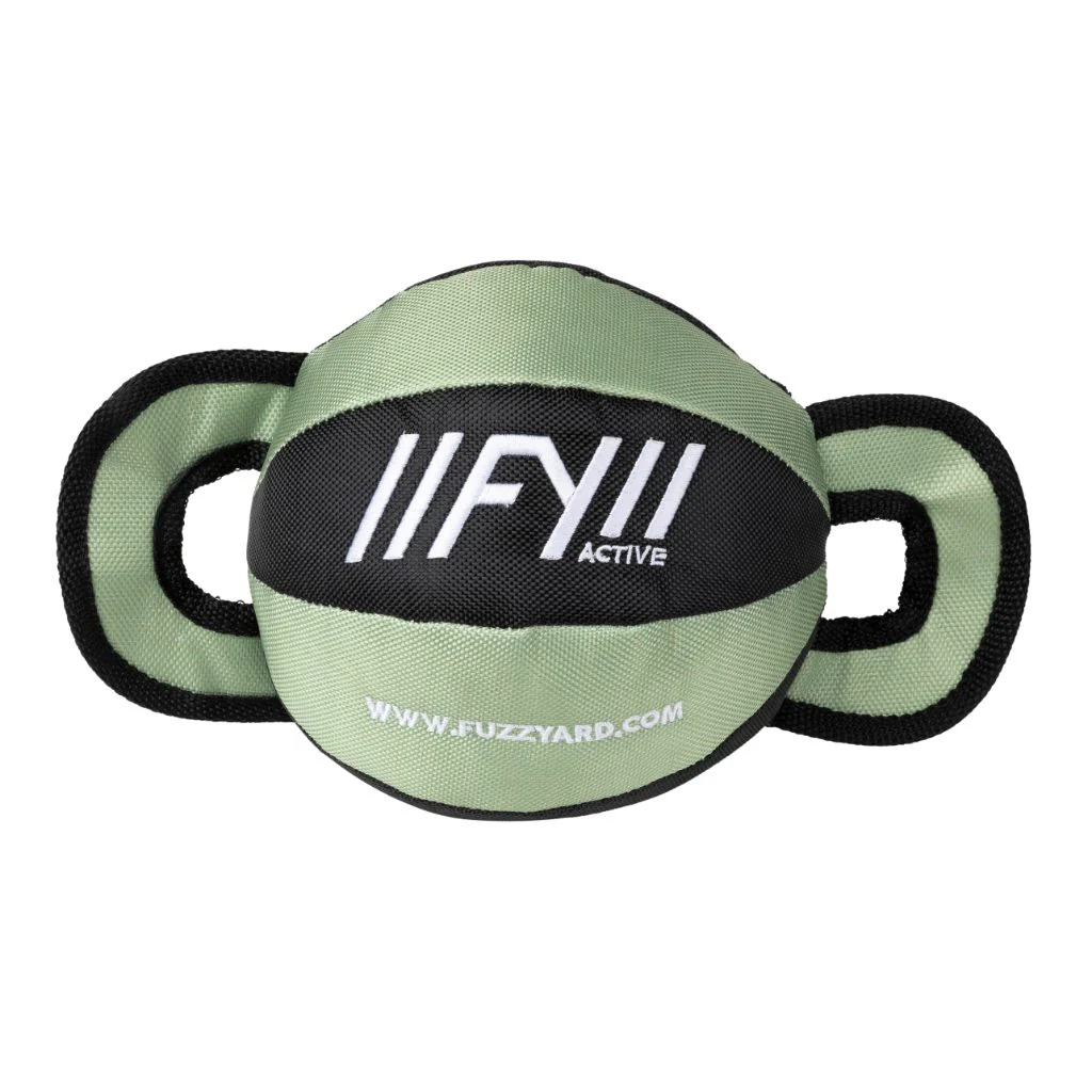 FY Active Dog Toy - Ball Tug - Khaki