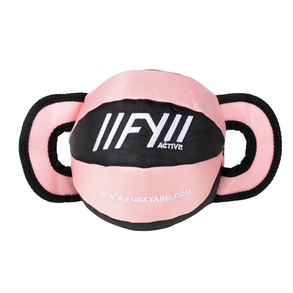 FY Active Dog Toy - Ball Tug - Peach