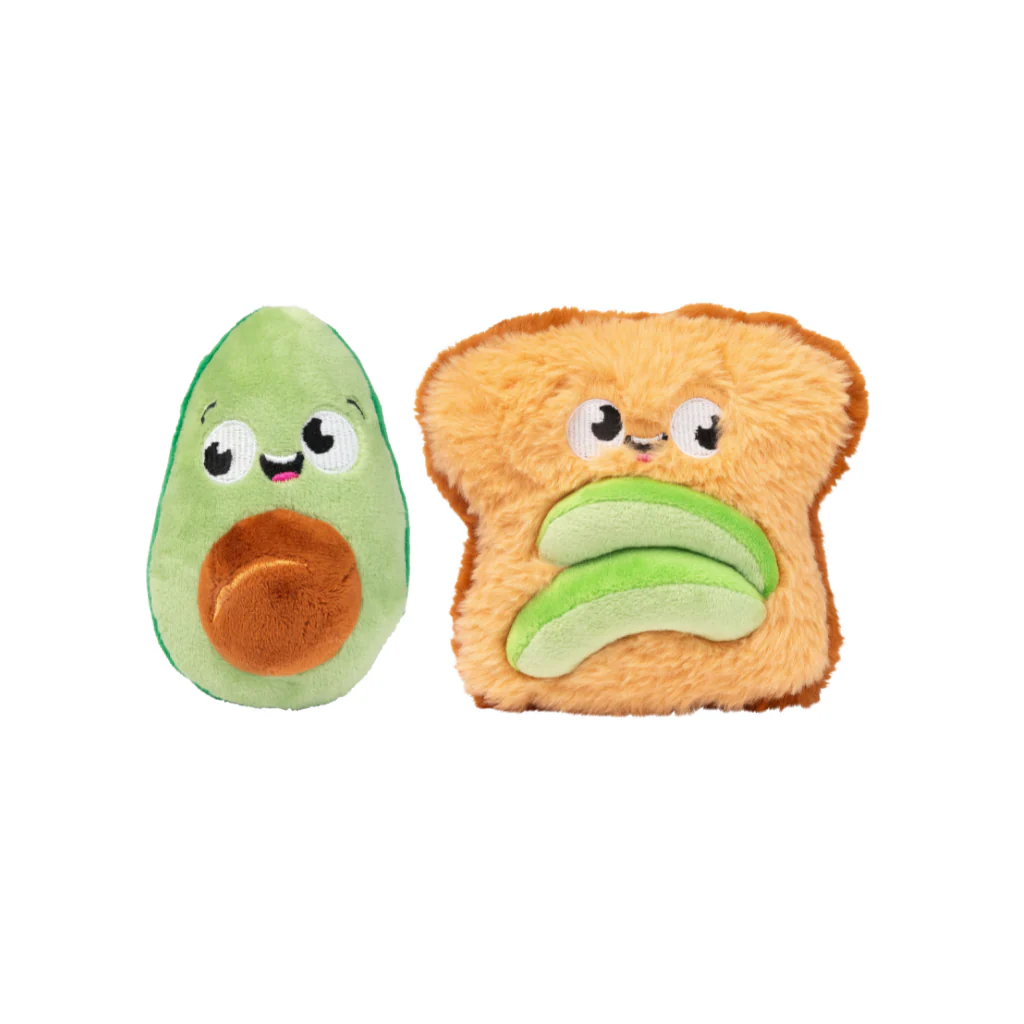 FuzzYard Toy - Perfect Match - Avocado & Toast 2Pk