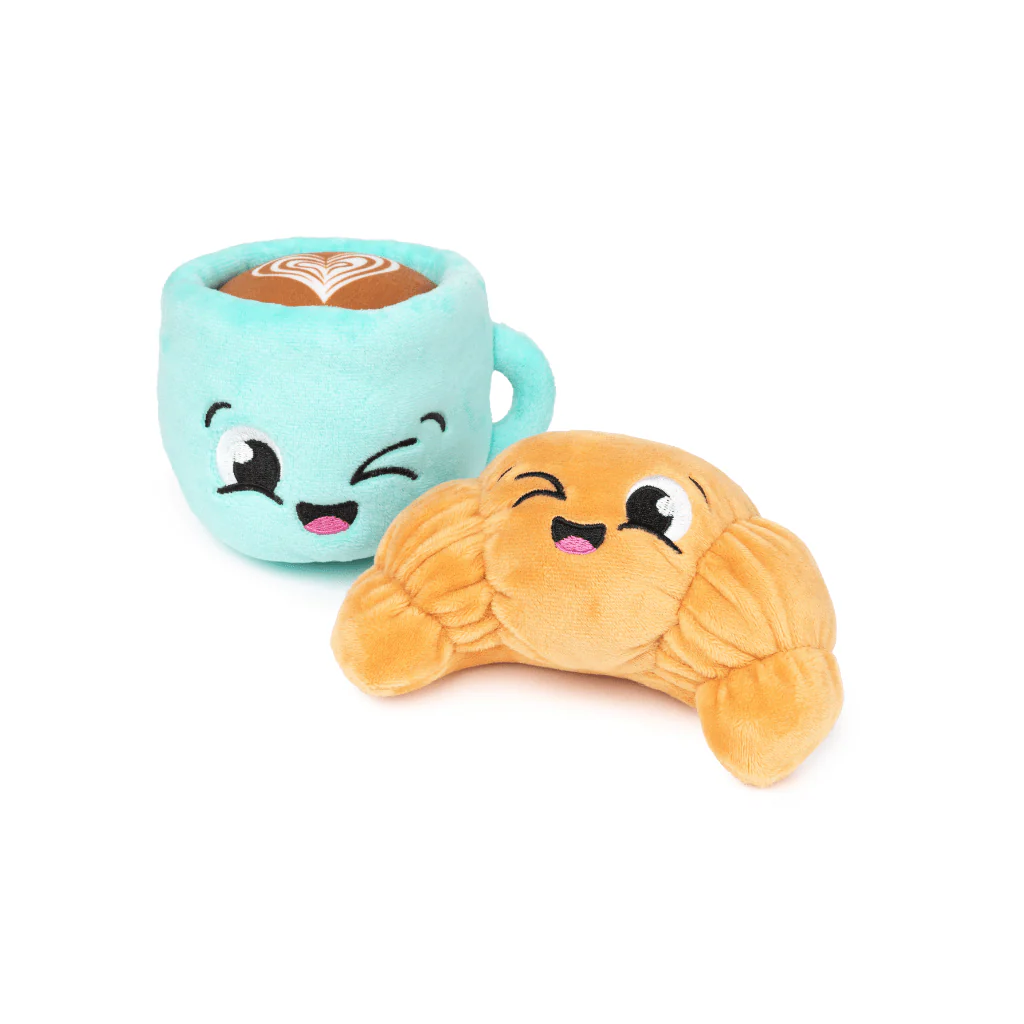 FuzzYard Toy - Perfect Match - Croissant & Cappuccino 2Pk