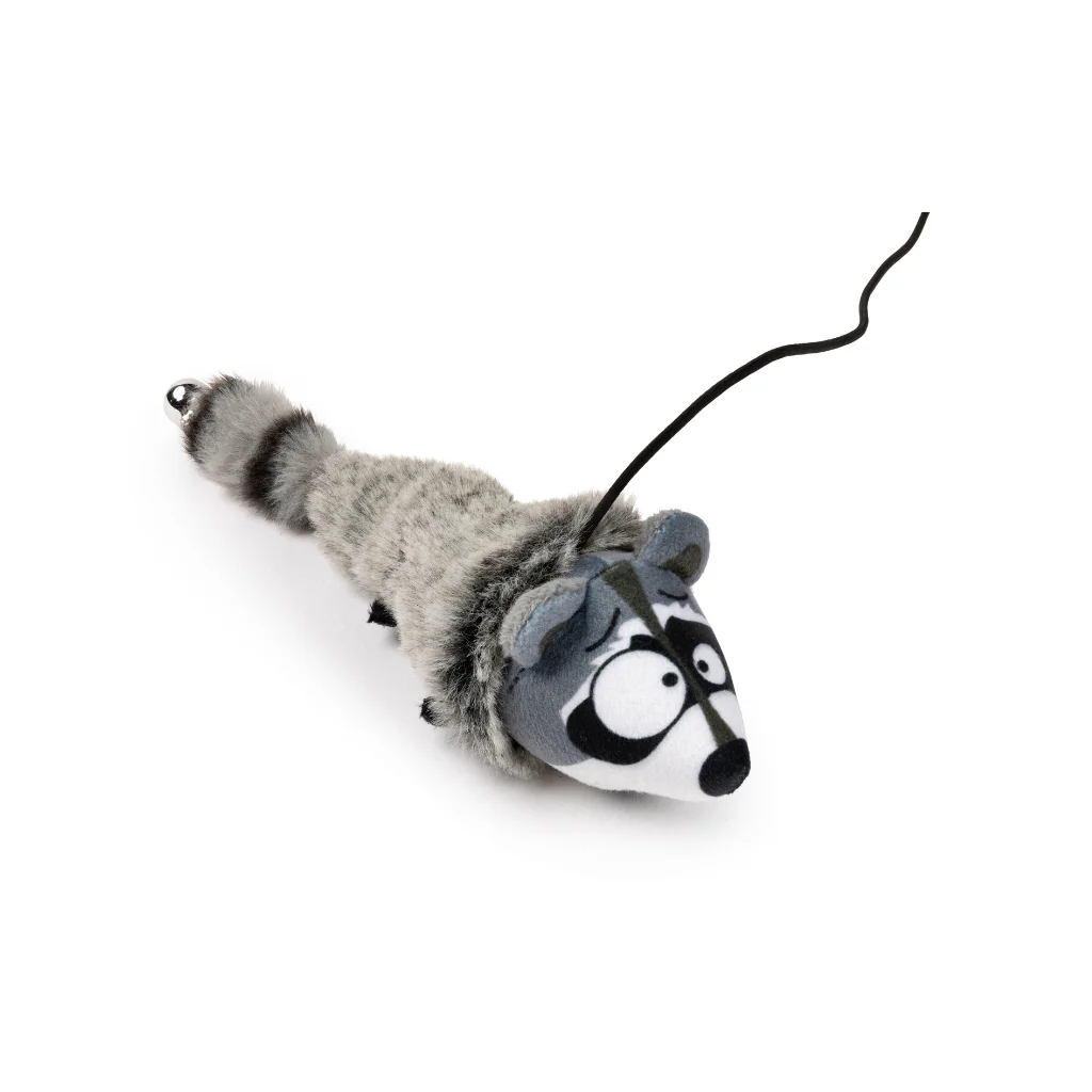 FuzzYard Cat Toy - The Yeetz - Run Along Racoon