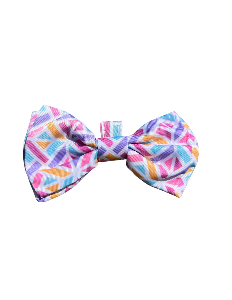FuzzYard Bowtie - Bubblegum Burst S