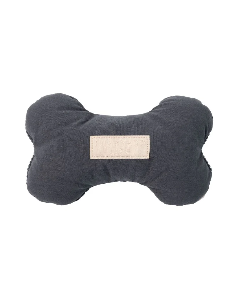 FuzzYard LIFE Bone Toy - Slate Grey S