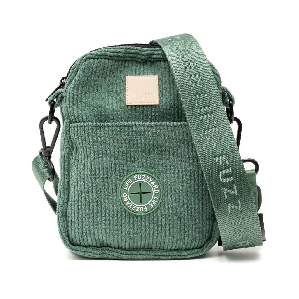 FuzzYard Life Corduroy Cross Body Bag - Myrtle Green
