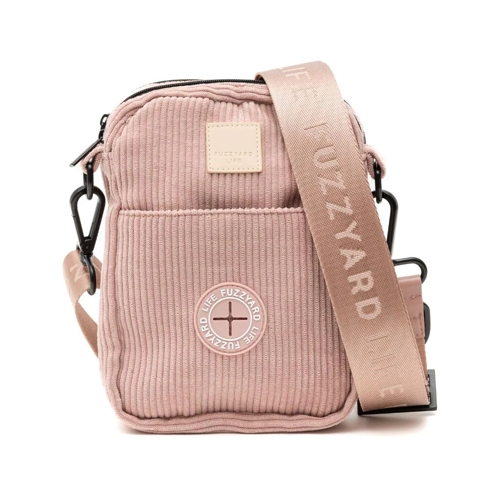 FuzzYard Life Corduroy Cross Body Bag - Soft Blush