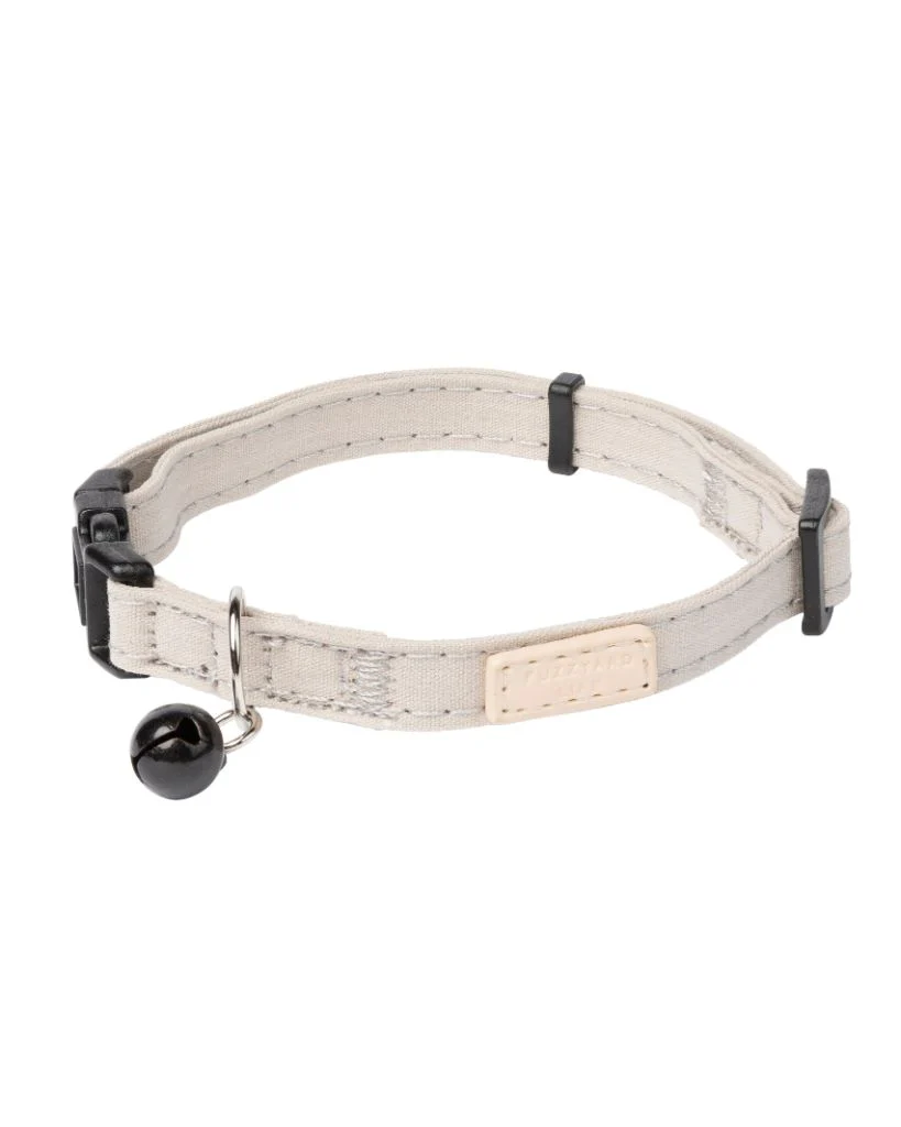 FuzzYard LIFE Cotton Cat Collar - Sandstone
