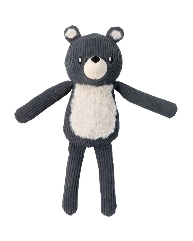 FuzzYard LIFE Corduroy Toy - Slate Grey Bear