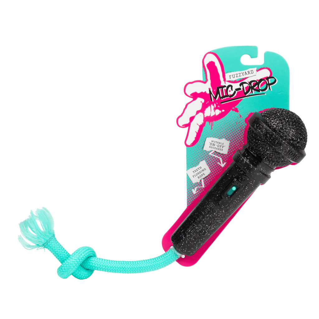 FuzzYard Interactive Chew Toy - Mic Drop
