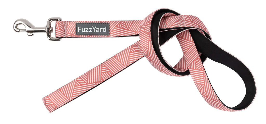 FuzzYard Dog Lead - Thornbury - Brick Red S
