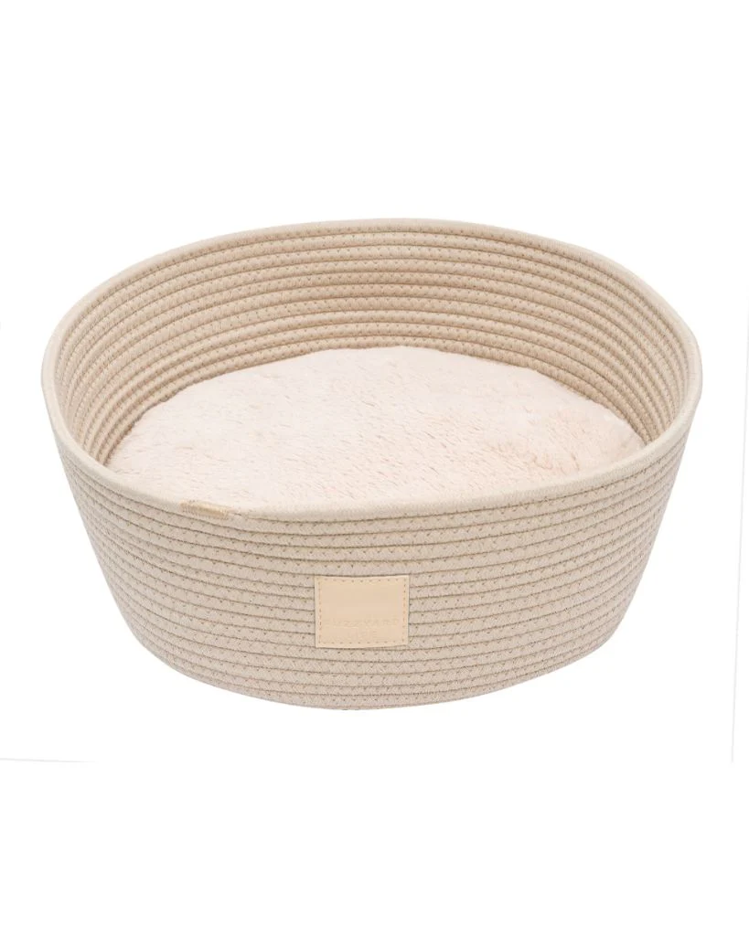 FuzzYard LIFE Rope Basket Bed - Sandstone