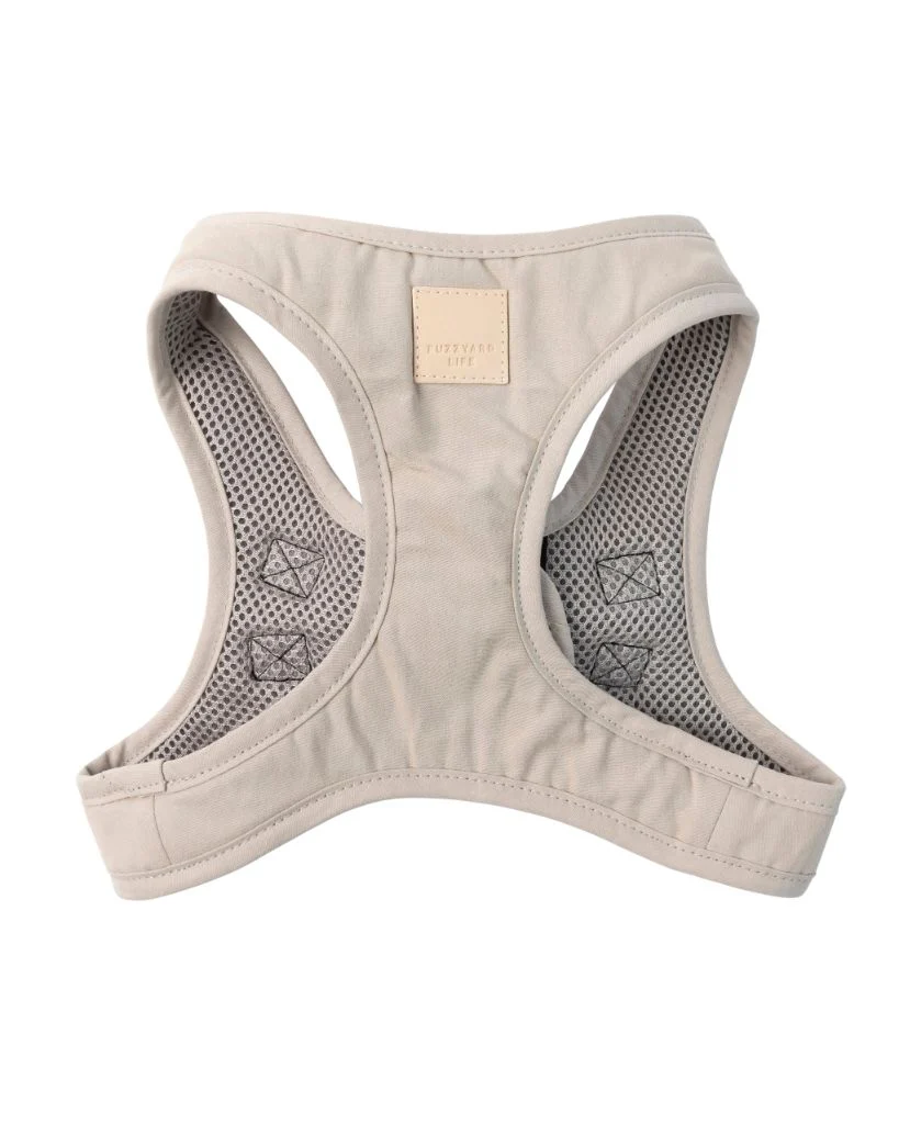 FuzzYard LIFE Cotton Step In Harness - Sandstone