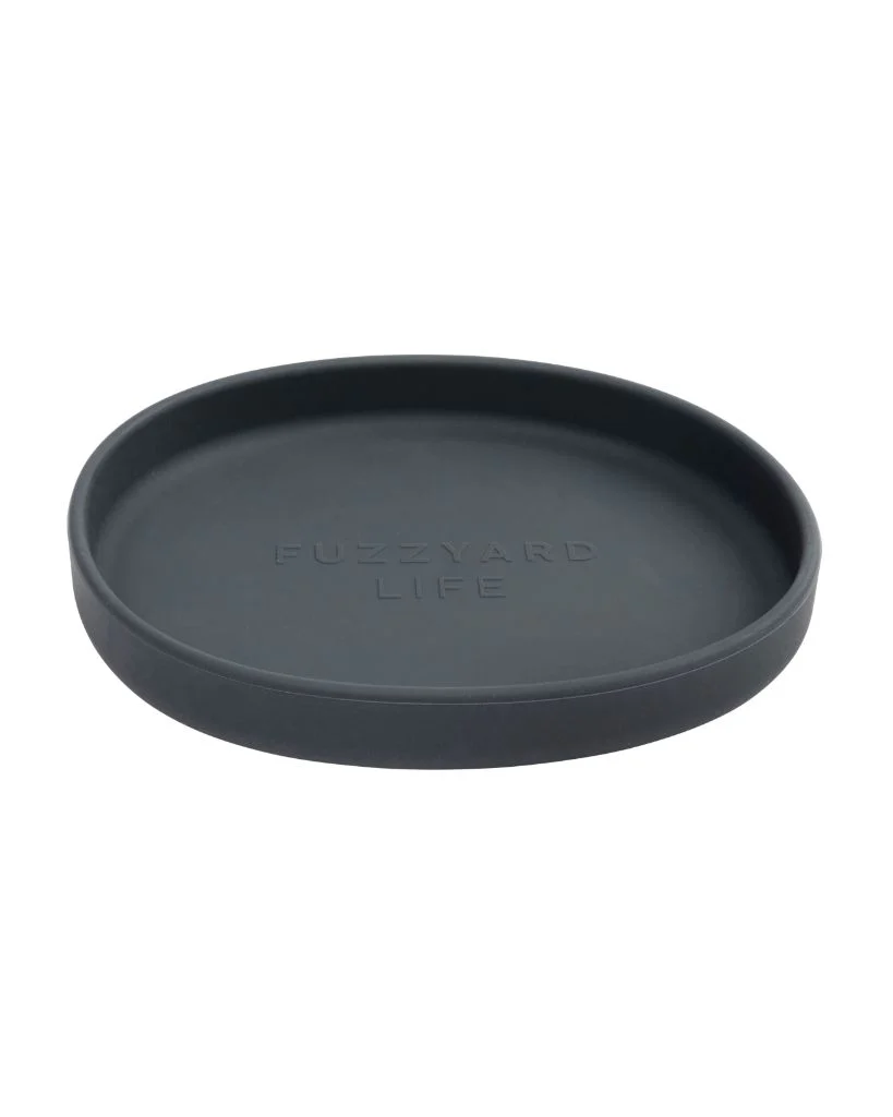 FuzzYard LIFE Silicone Cat Dish - Slate Grey