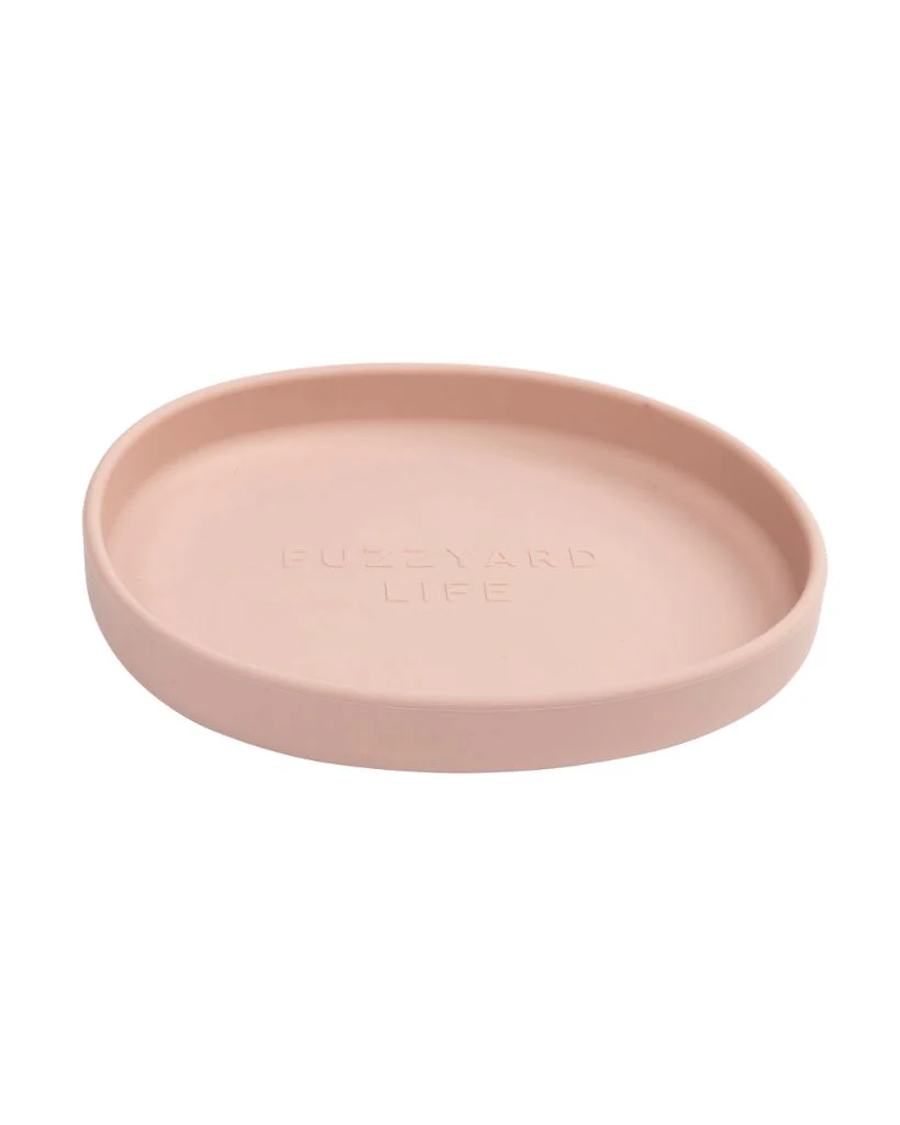 FuzzYard LIFE Silicone Cat Dish - Soft Blush