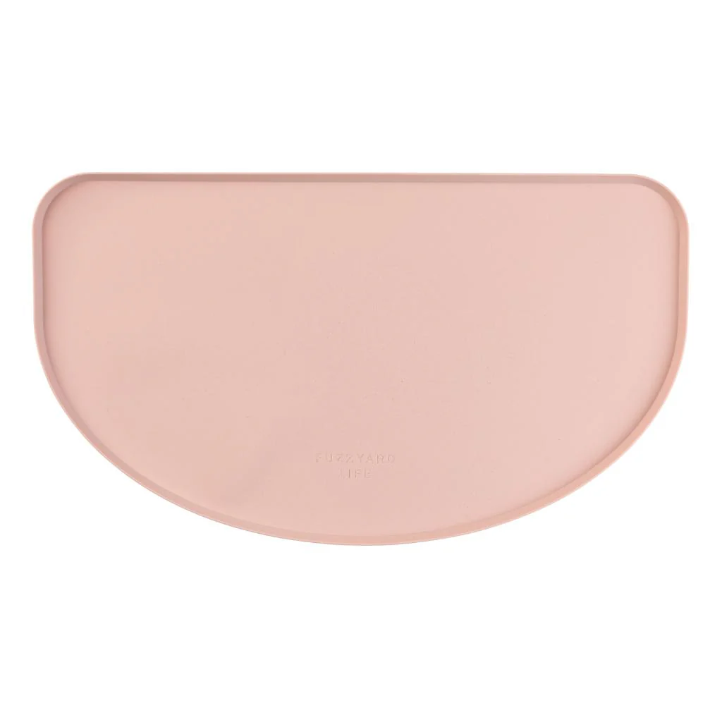 FuzzYard Life Silicone Feeding Mat - Soft Blush
