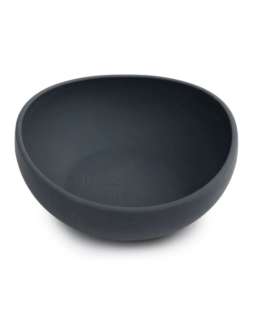 FuzzYard LIFE Silicone Bowl - Slate Grey S