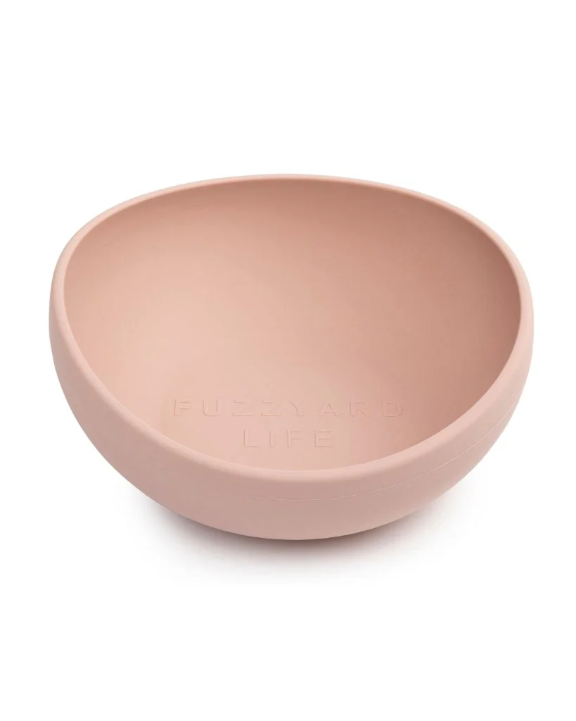 FuzzYard LIFE Silicone Bowl - Soft Blush S