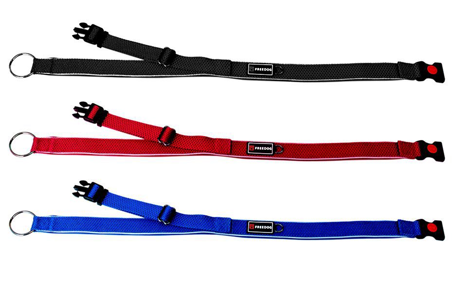 Ogrlica Nylon Extreme crna 15 mm × 25/36 cm