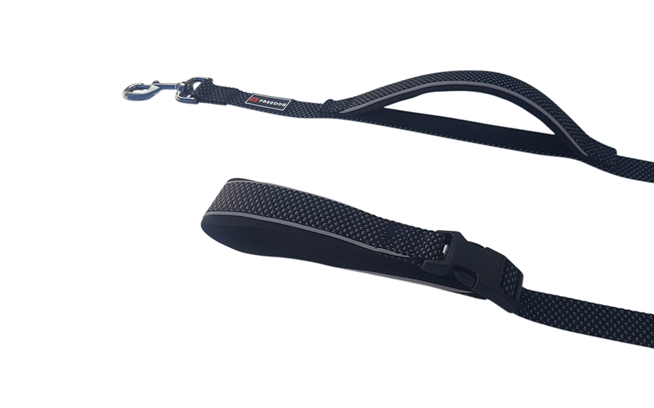 Povodac Nylon Extreme crni 15 mm × 180 cm