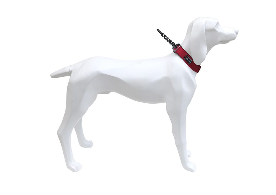 Ogrlica Gun crvena 20 mm × 39/52 cm