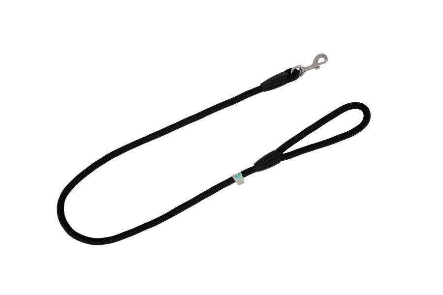 Povodac Nylon Round crni 8 mm × 120 cm