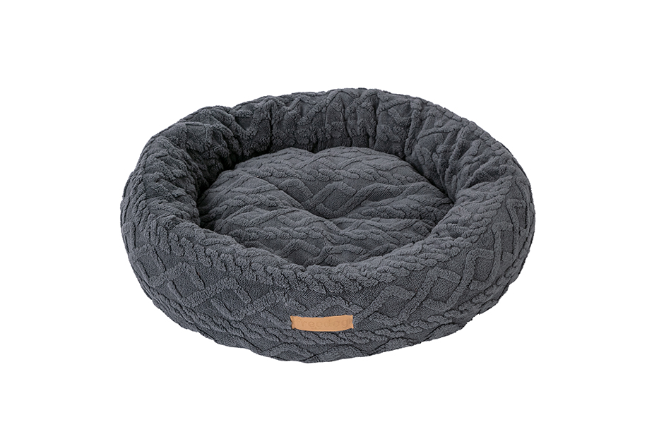 Krevet Donut Arctic tamno sivi 76 × 17 cm
