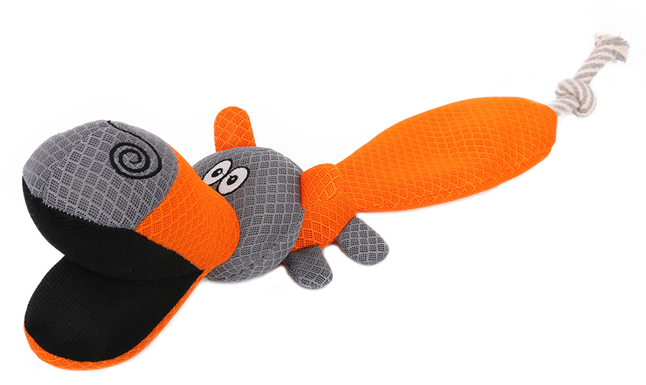 Pliš Happy Dog nilski konj narandžasti 51 cm