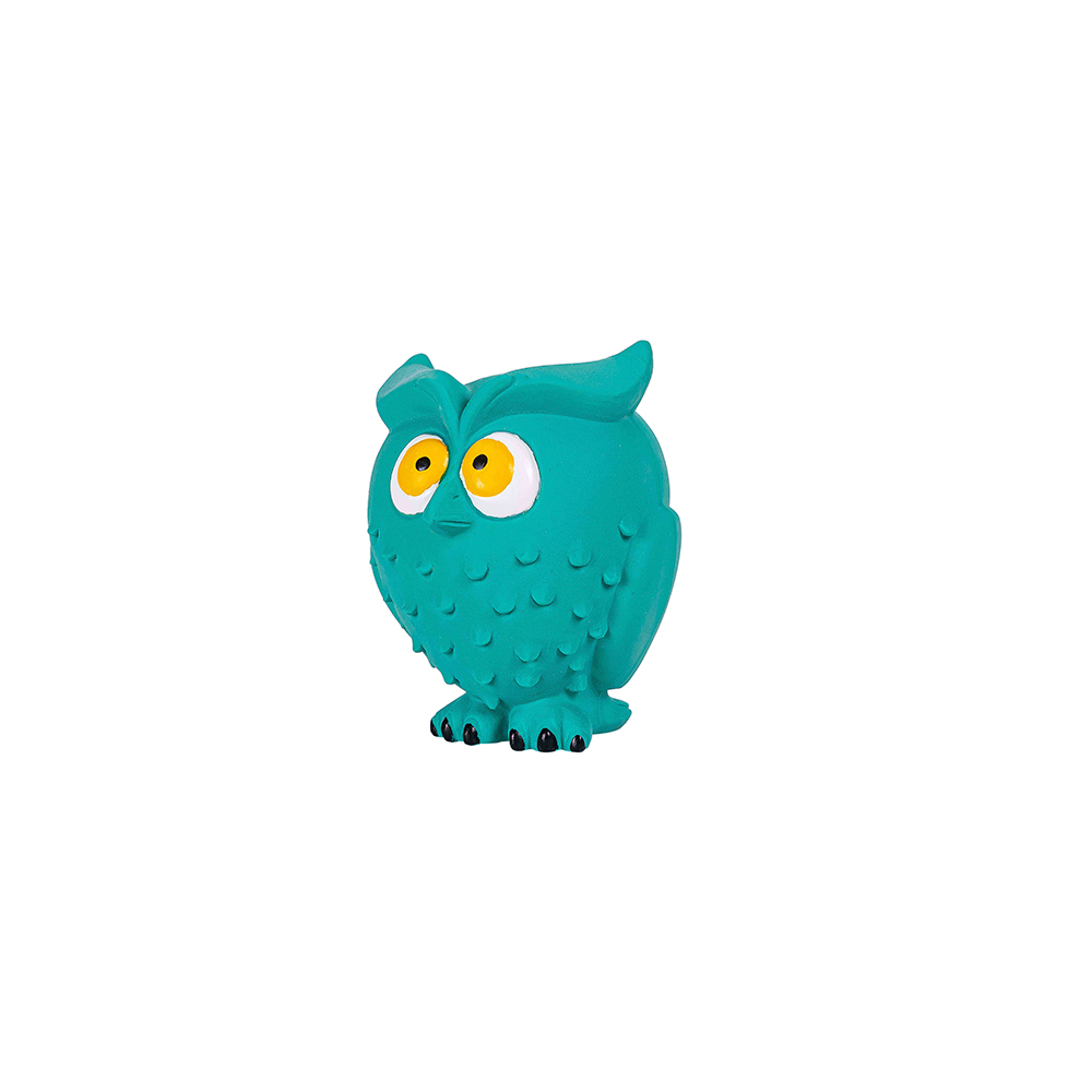 Lateks igračka sova 11 × 9 × 9 cm