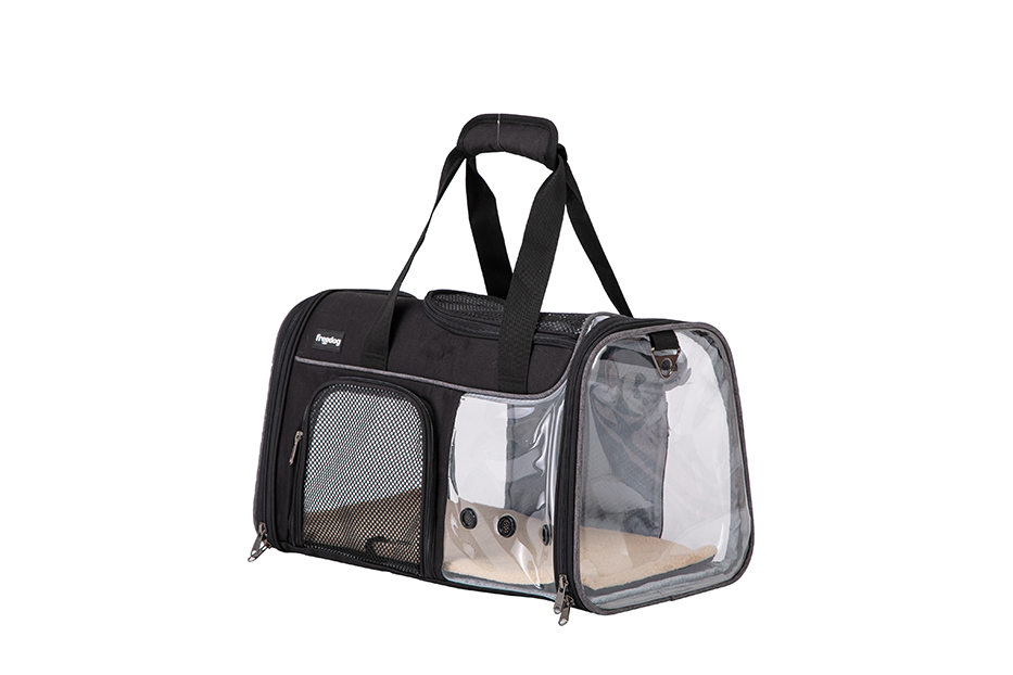 Prozirni transporter JFK crni i sivi 49 × 29 …