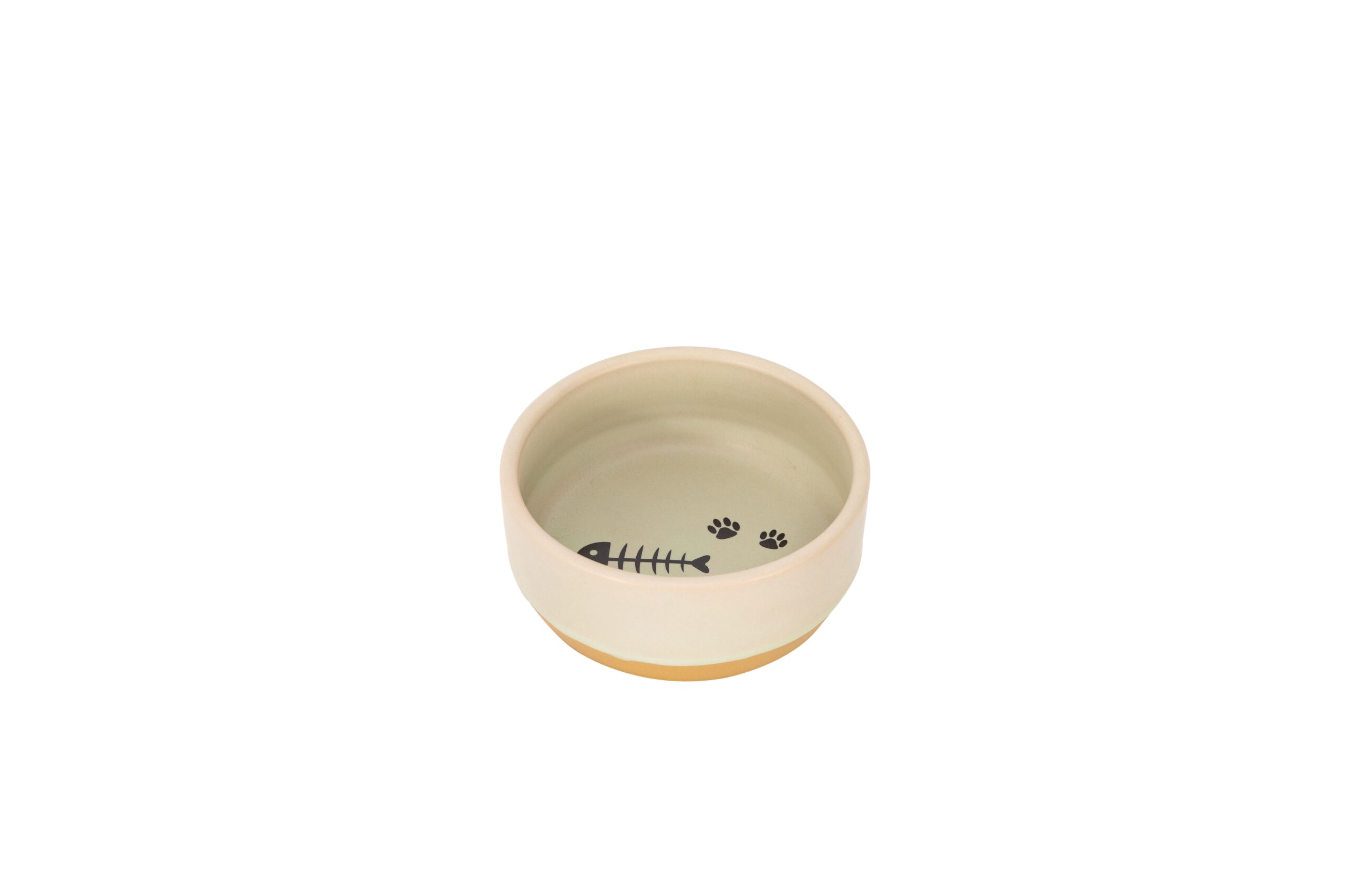 Zdjela Cyllene bež 14 × 14 × 5,5 cm ručni rad (450 ml)