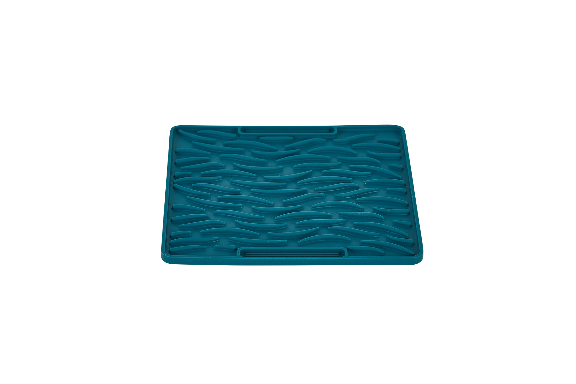 Smooth Mat Wave plavo-teal 20 × 20 cm