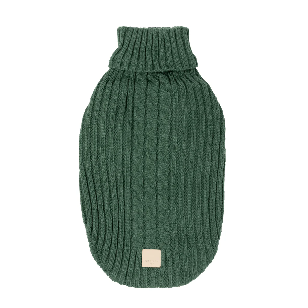 FuzzYard Life Knitted Sweater - Myrtle Green 4