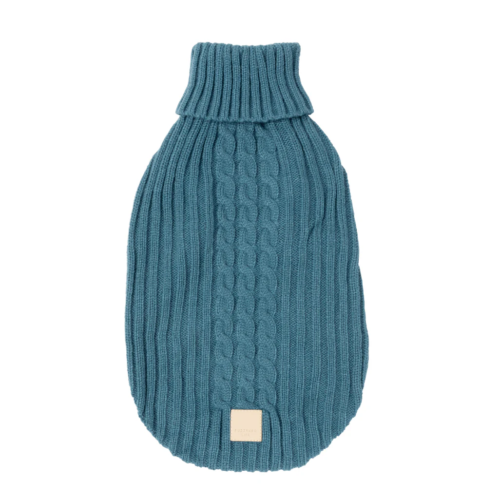 FuzzYard Life Knitted Sweater - French Blue 5