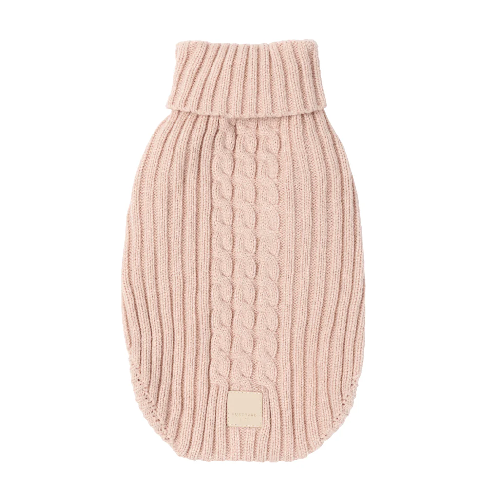 FuzzYard Life Knitted Sweater - Soft Blush 6