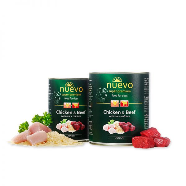 Nuevo Chicken&Beef Junior 800g