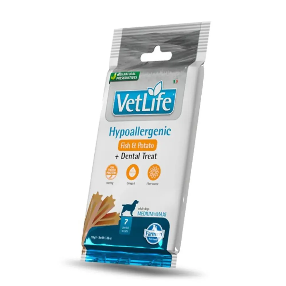 Vet Life hypoallergenic med/maxi dog 100g