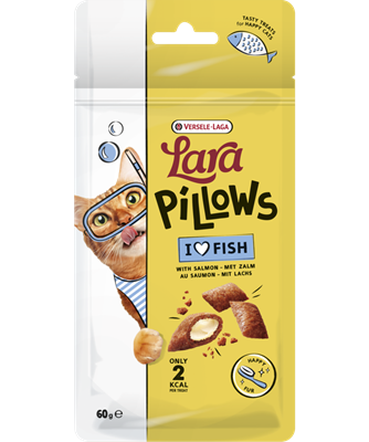 Lara Pillows with Salmon Happy Fur Treats 60gr