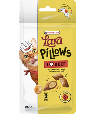 Lara Pillows with Beef Hairball Control Treats 60gr