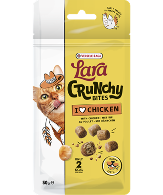 Lara Crunchy Bites with Chicken Happy Teeth Treats 50gr